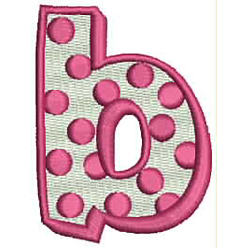 Machine Embroidery Designs - Polka Dot Letters(1) —