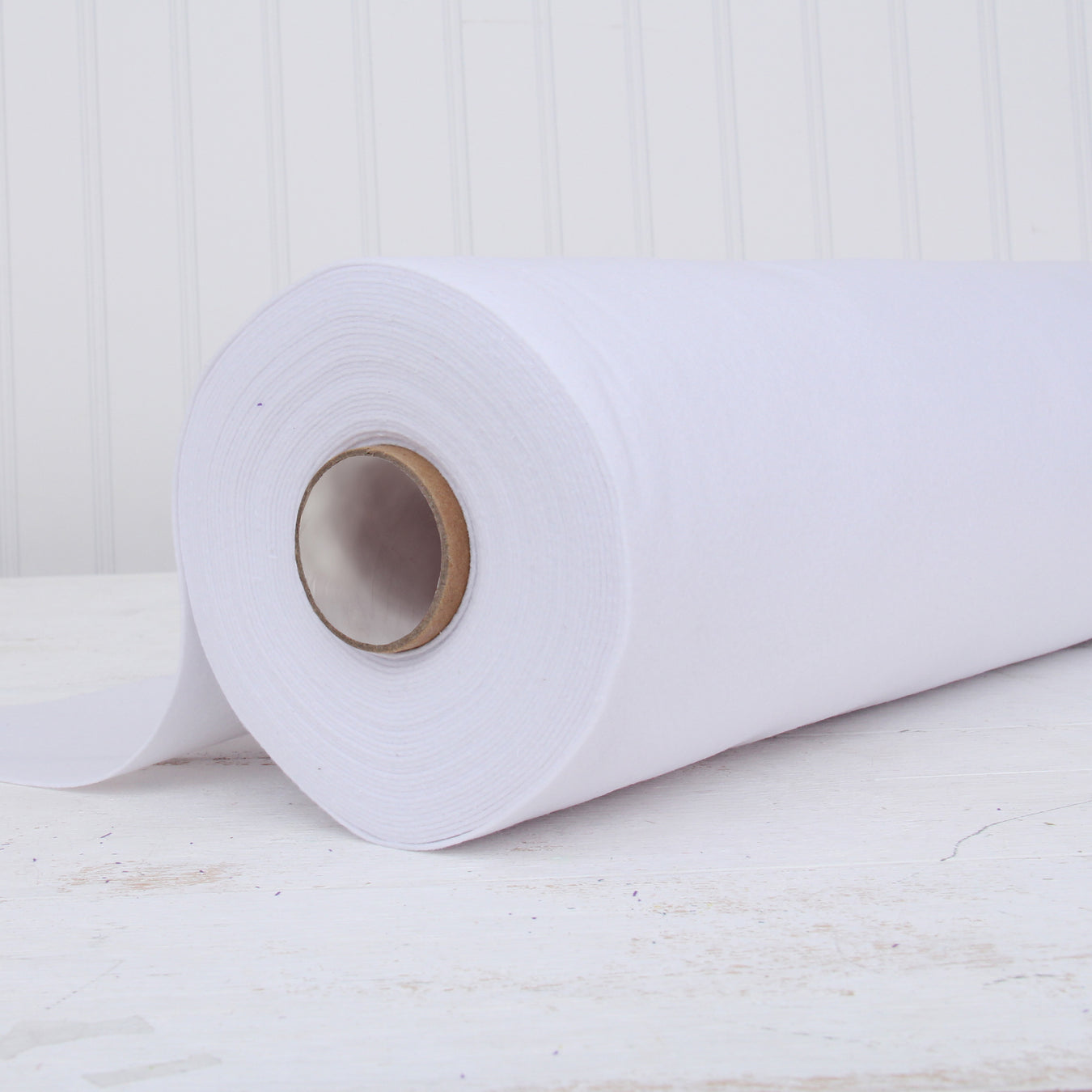 White Felt By The Yard - 36" Wide- Soft Premium Felt Fabric - Threadart.com