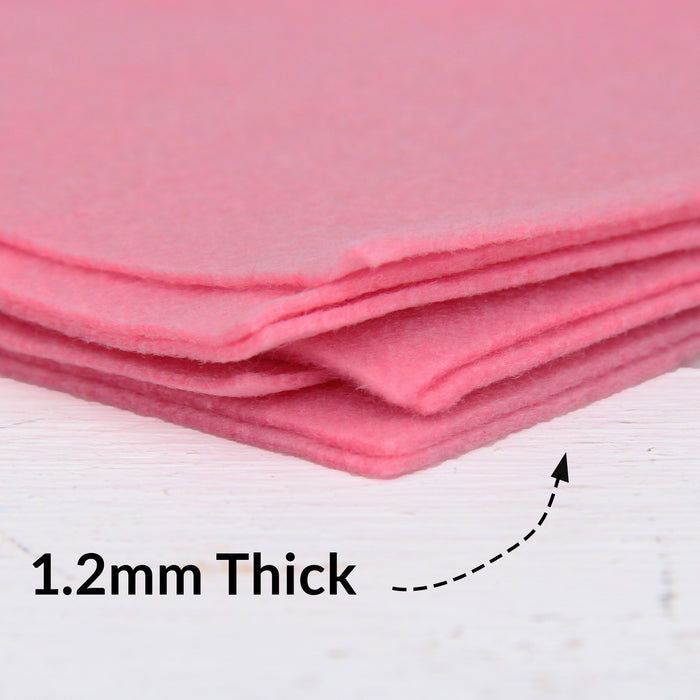 Premium Photo  Pink felt fabric by the yard