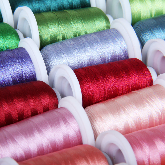 160 Colors of Polyester Embroidery Machine Thread 500M 550yd Spools 