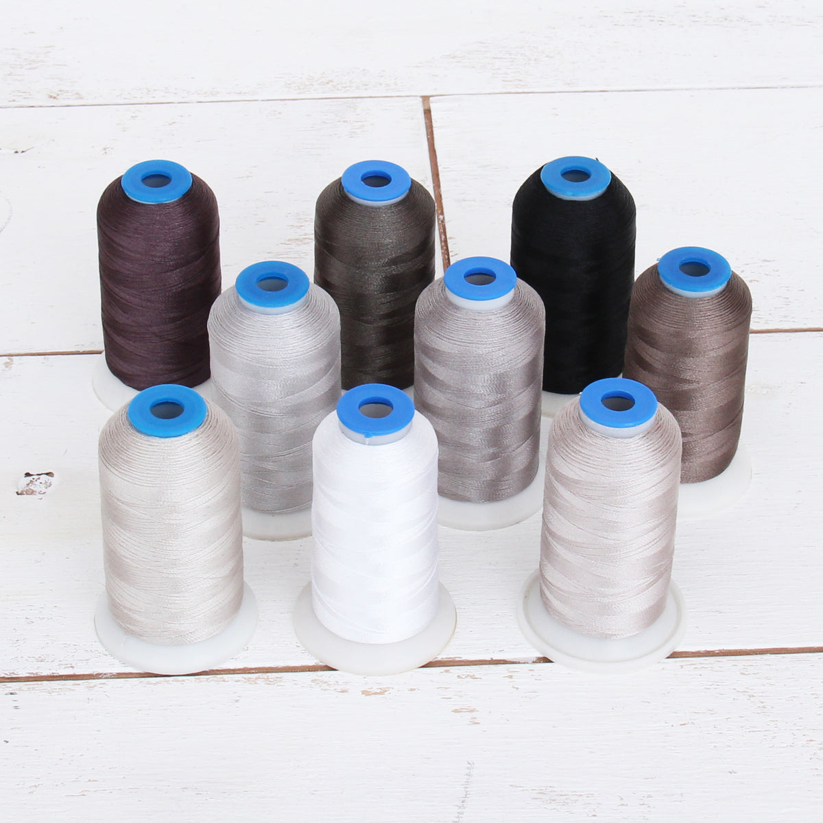 12 Spools Cotton Sewing Machine Thread Reel Cord String 100% Premium  Quality