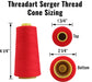 40 Cones Serger Thread Spun Polyester - 2750 yd Cones - Threadart.com