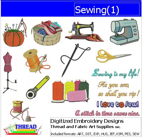 Needle & Thread Letters Embroidery File Sewing Embroidery 