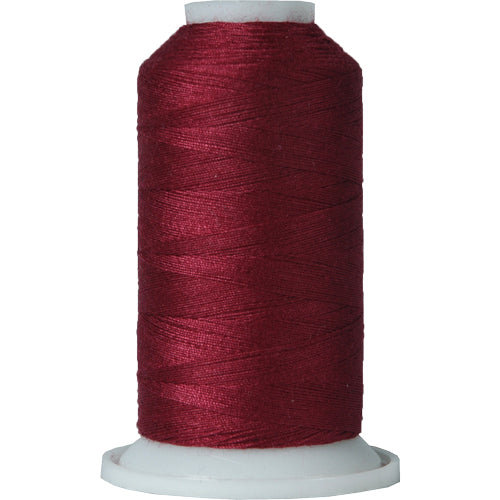 Threadart Cotton Sewing Thread - 1000M Spools - 50/3 - Burgundy - 50 Colors Available, Red